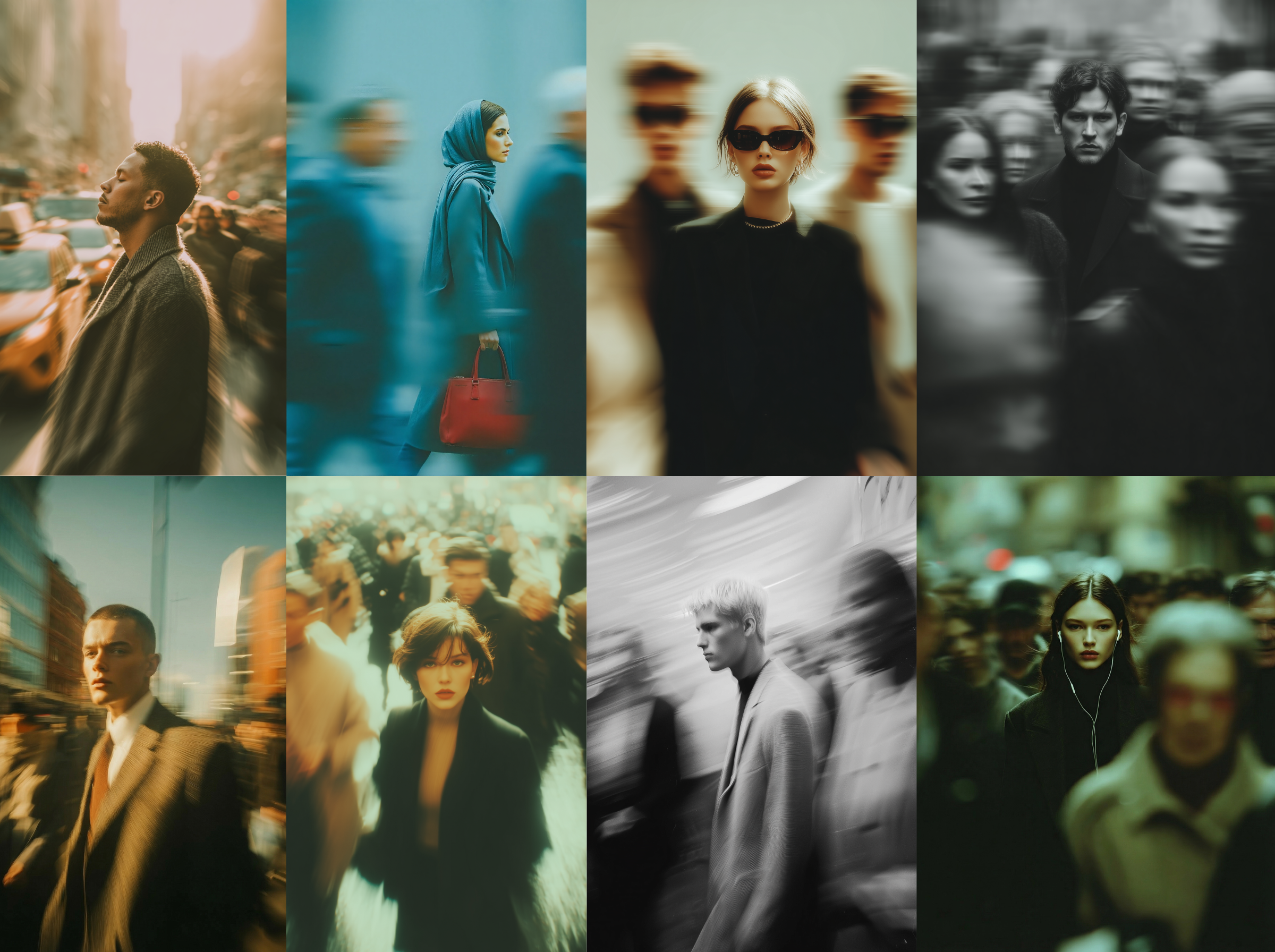 Cinematic Motion-Blur Portraits | AI Prompts — 1